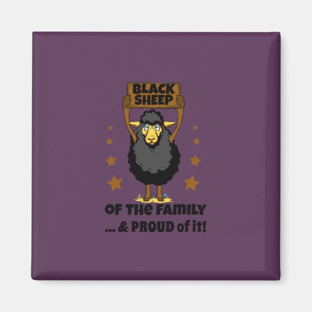 Long Lost Lamb: Black Sheep of the Family Magnet (Front)