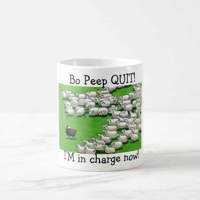 Long Lost Lamb: Bo Peep QUIT! Mug (Center)