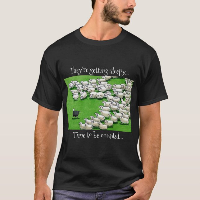 Long Lost Lamb: Counting Sheep T-Shirt (Front)