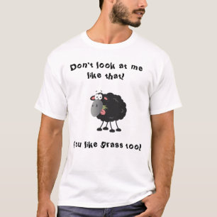 Long Lost Lamb: Grass Eating Black Sheep T-Shirt