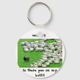 Long Lost Lamb: Sticky Butt Keychain