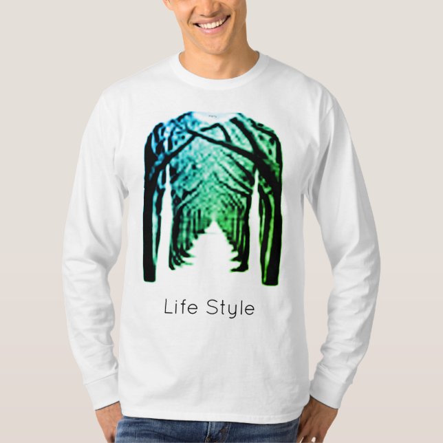 Long man-sleeved 3D Beer T-Shirt (Front)