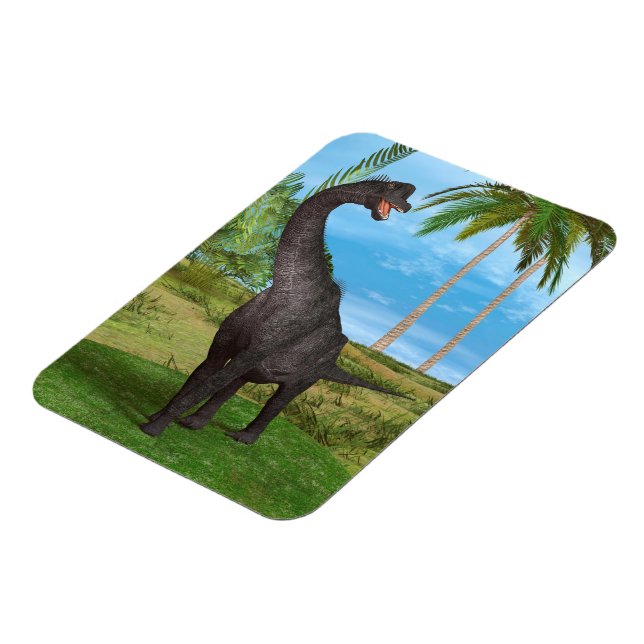 Long Neck Dinosaur Jungle Adventure Magnet (Left Side)