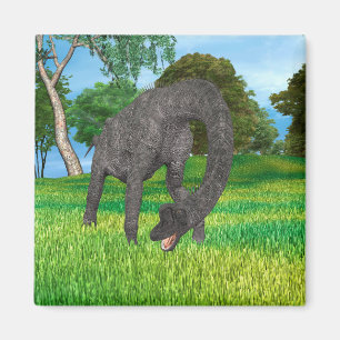 Long Neck Dinosaur Jungle Adventure Magnet