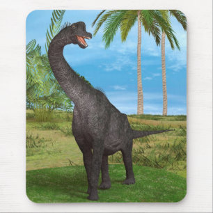 Long Neck Dinosaur Jungle Adventure Mouse Mat