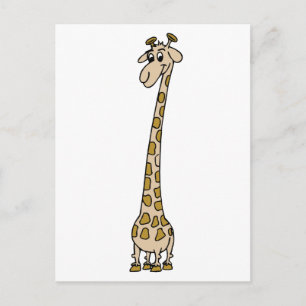 Long Necked Giraffe Postcard