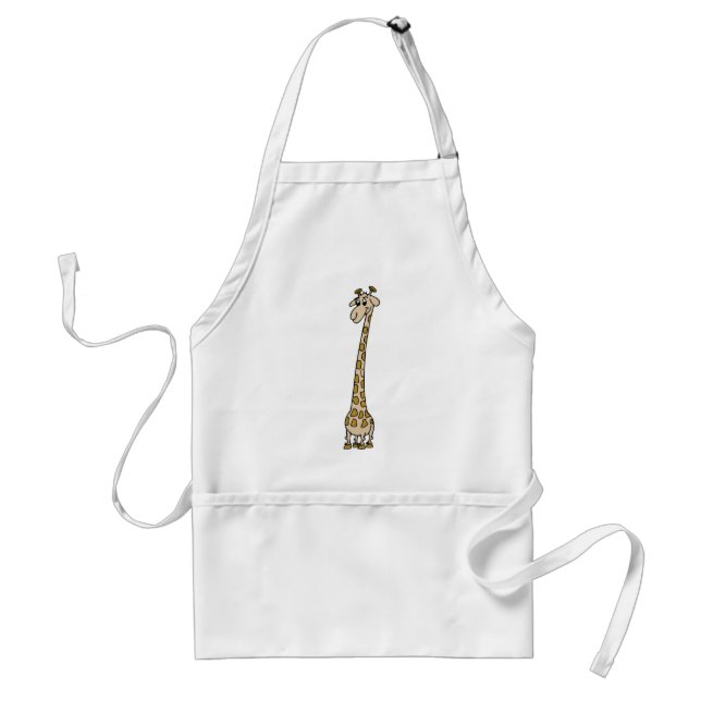 Long Necked Giraffe Standard Apron (Front)