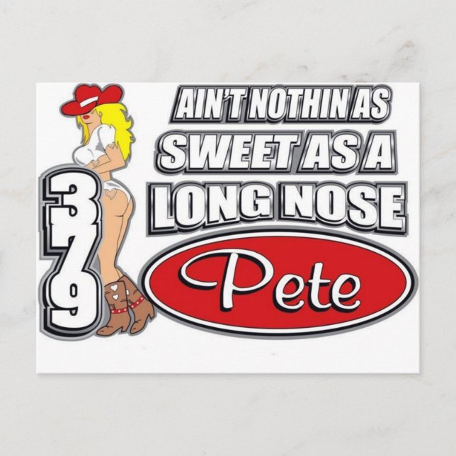 Long Nose Pete Postcard (Front)