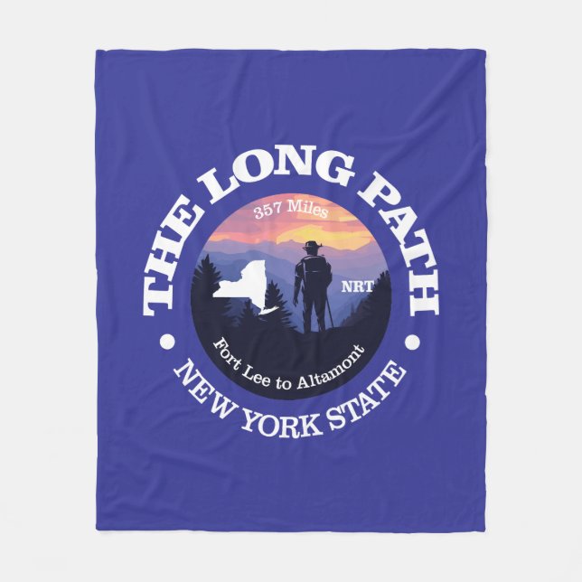 Long Path (rd2) Fleece Blanket (Front)
