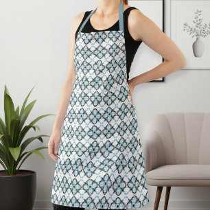 Long Patterned Apron for Women & Men