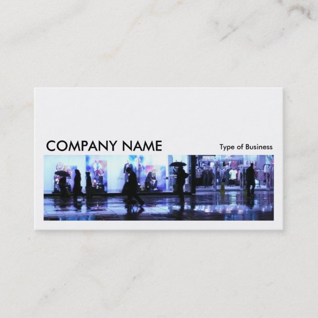 Long Picture 014 - Shopping Business Card (Front)