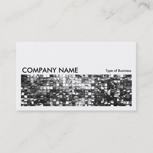 Long Picture 0186 - Abstract Mosaic Business Card (Front)
