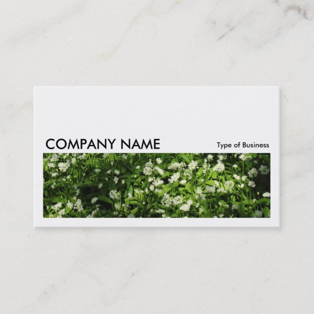 Long Picture 0208 - Wild Garlic Business Card (Front)