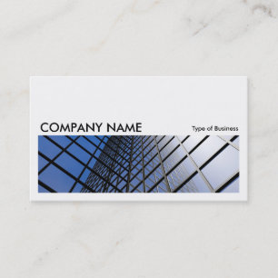Long Picture 0228 - Reflective Office Block Business Card