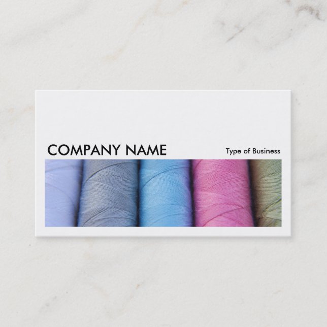 Long Picture 0237 - Reels of Cotton Business Card (Front)