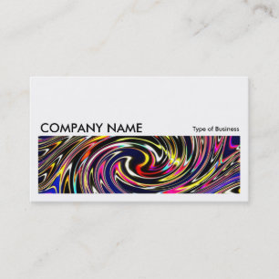 Long Picture 023 - Colourful Vortex Business Card