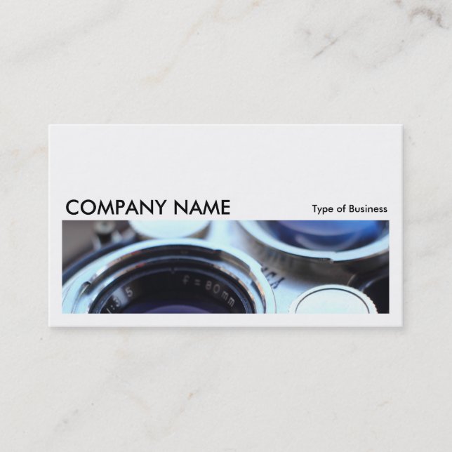 Long Picture 0247 - Vintage TLR Camera Business Card (Front)