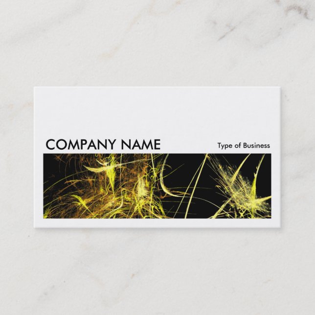 Long Picture 043 - Golden Strands Business Card (Front)