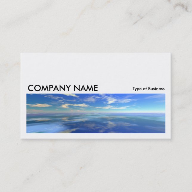 Long Picture 04 - Sea and Sky Business Card (Front)