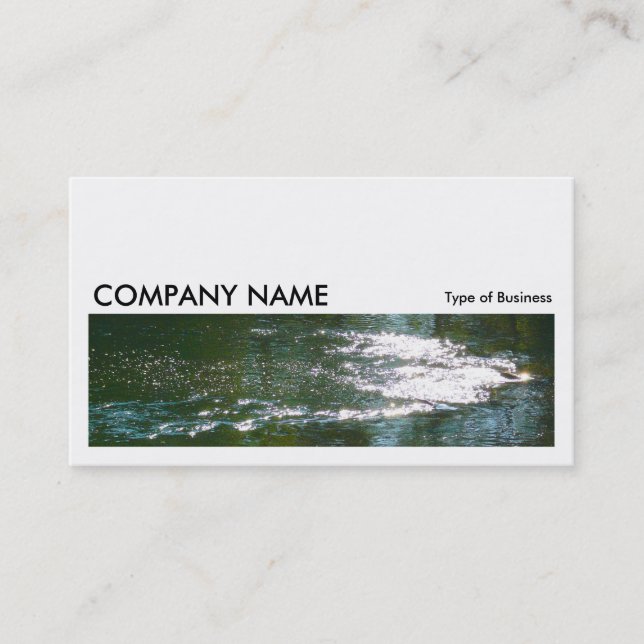 Long Picture 052 - Sparkling River Business Card (Front)