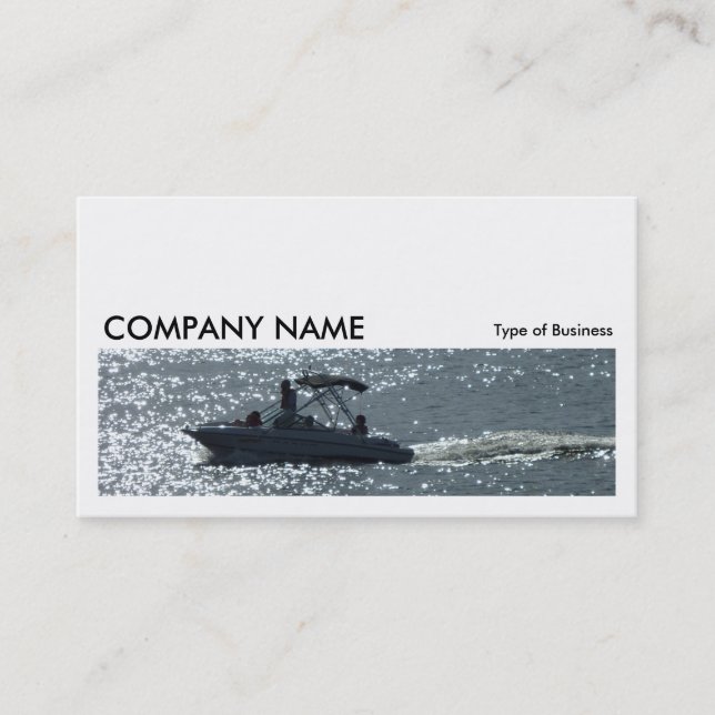 Long Picture 055 - Pleasure Cruise Business Card (Front)