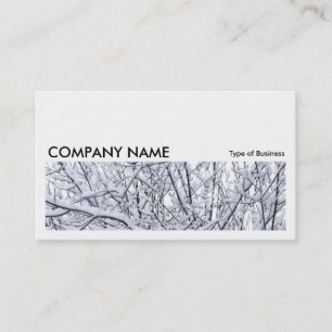 Long Picture 075 - Snowy Branches v2 Business Card