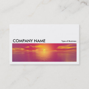 Long Picture 079 - Sunrise Sunset Business Card