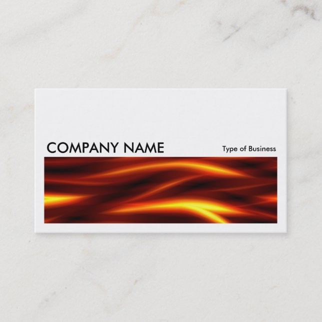 Long Picture 08 - Tongues of Fire Business Card (Front)