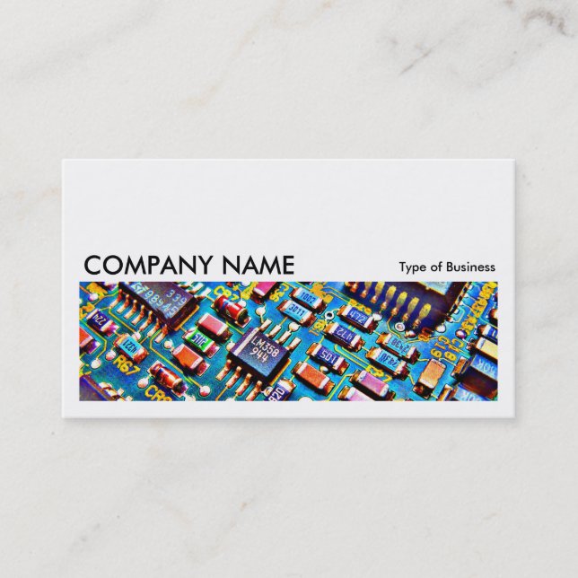 Long Picture 096 - Beautiful Circuitry Business Card (Front)