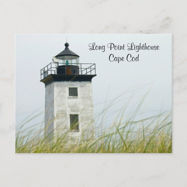 Long Point Light Provincetown Cape Cod Post Card (Front)