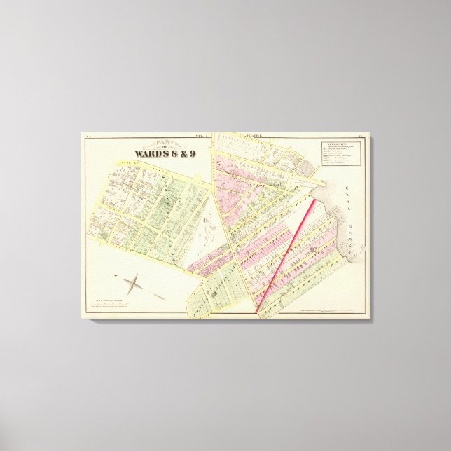 Long Pond and Cranston Street Baptist Church Canvas Print (Front)