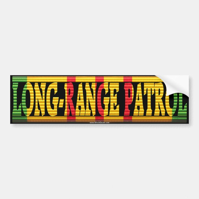 Long Range Patrol Vietnam Service Medal Sticker (Front)