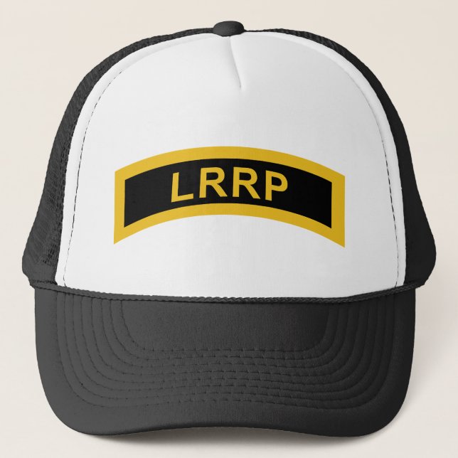 Long Range Reconnaissance Patrols LRRP Tab Trucker Hat (Front)