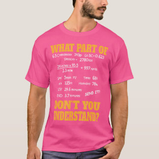 Long Range Shooting Competitive Sport Shooting T-Shirt
