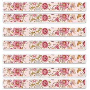 Long rectangular floral 