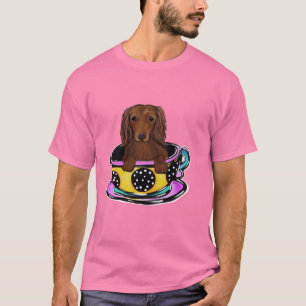Long Red Haired Doxie T-Shirt