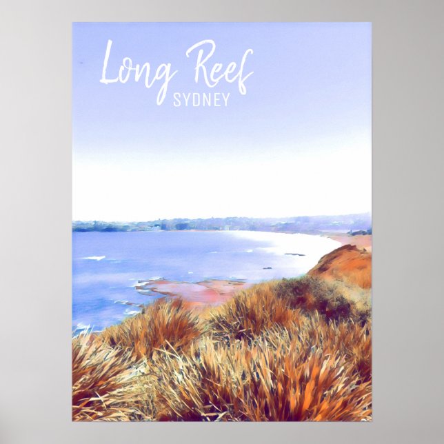 Long Reef Northern beaches sydney Poster (Front)