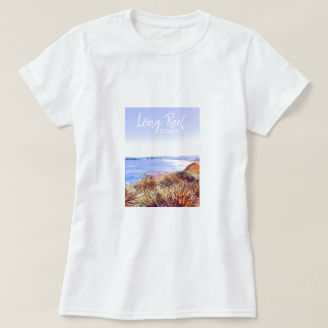Long Reef Sydney beach Australia travel T-Shirt (Design Front)