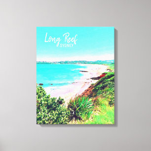 Long Reef Sydney beach Northern Beaches travel Canvas Print