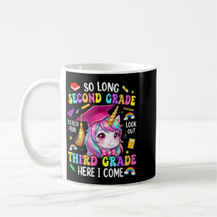 Long Second Grade Hello Third Grade Graduation Coffee Mug