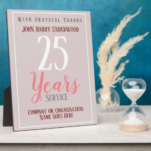 Long Service Award Plaque