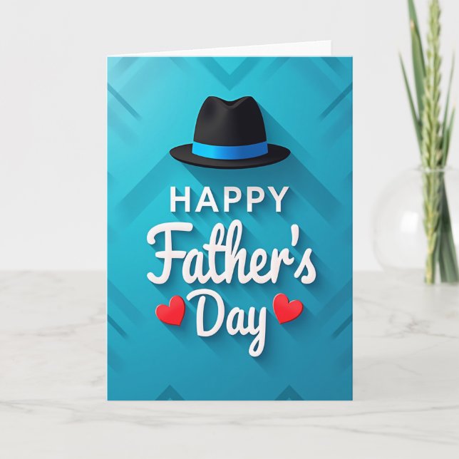 Long Shadow Fathers Day Card (Front)