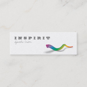 Long Shofar (rainbow) Mini Business Card