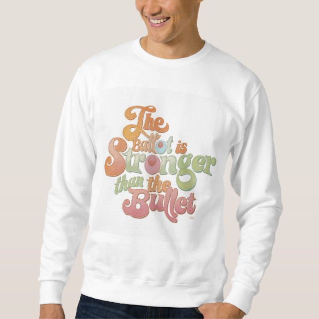 Long sleev sweetshirt | Election shirt (Front)
