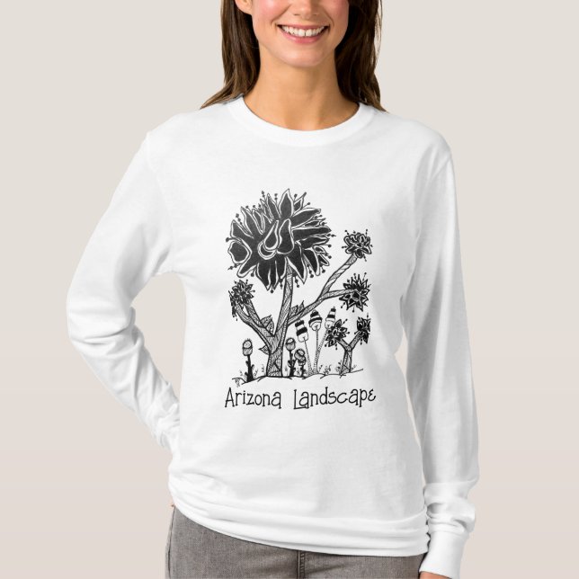 Long sleeve AZ Landscape T-Shirt (Front)