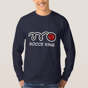 Long sleeve bocce ball shirt King player