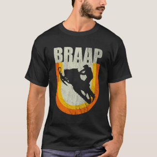 Long Sleeve Braap Snowmobile Rider T-Shirt