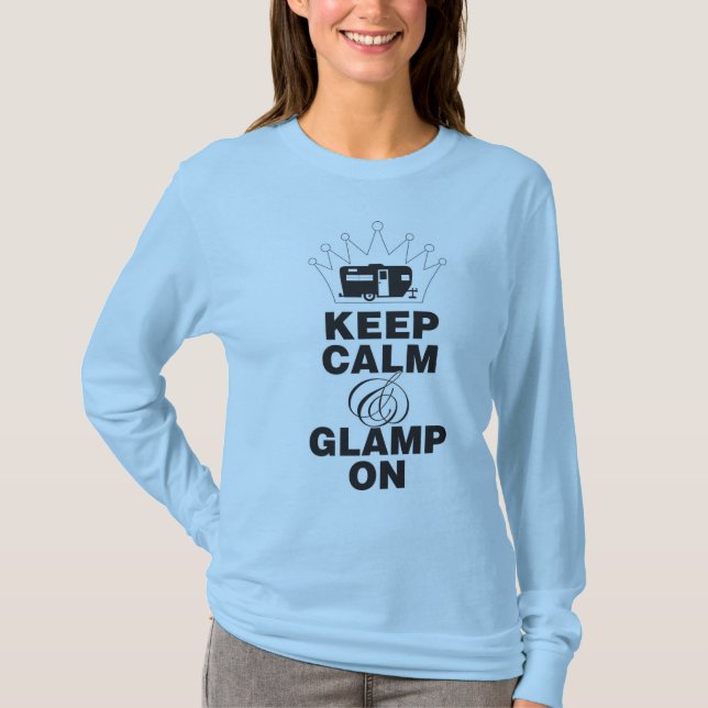Long Sleeve "Glamping" Tee (Front)