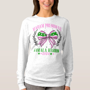 Long Sleeve Kamala for 2024 Women's T-shirt