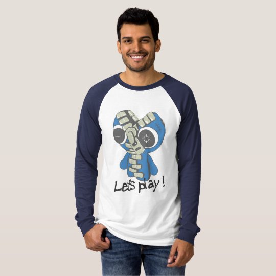 Long sleeve raglan t-shirt Let's Play